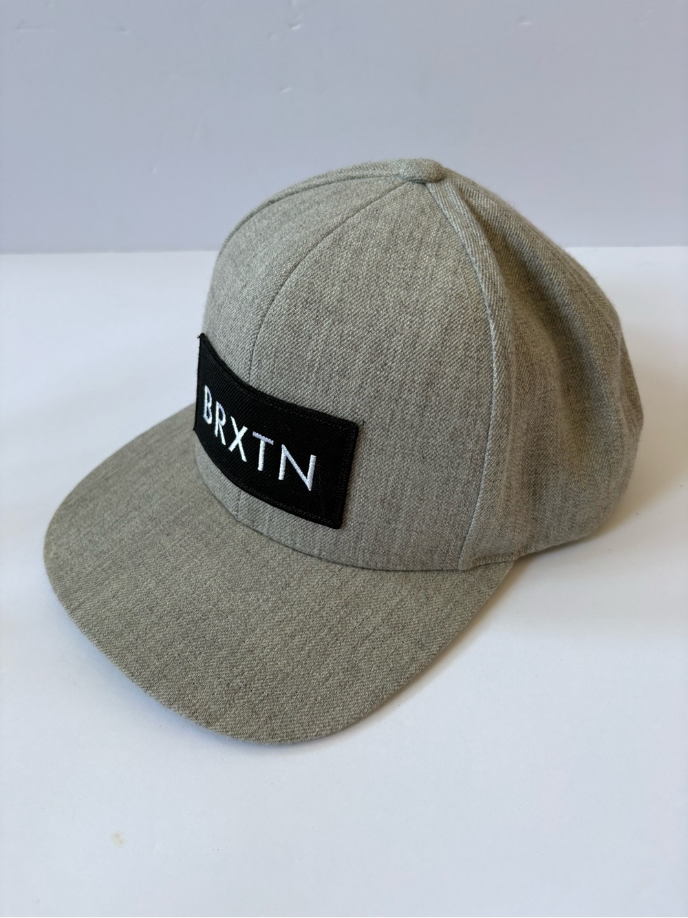 Brixton BRXTN Palmer Proper Grey Wool Blend Snapback Trucker Hat Cap Golf Casual